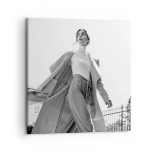 Cuadro sobre lienzo - Impresión de Imagen - ¿Vienes conmigo? - 70x70 cm