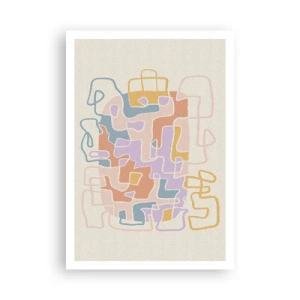 Póster - Laberinto - una alegre aventura - 70x100 cm