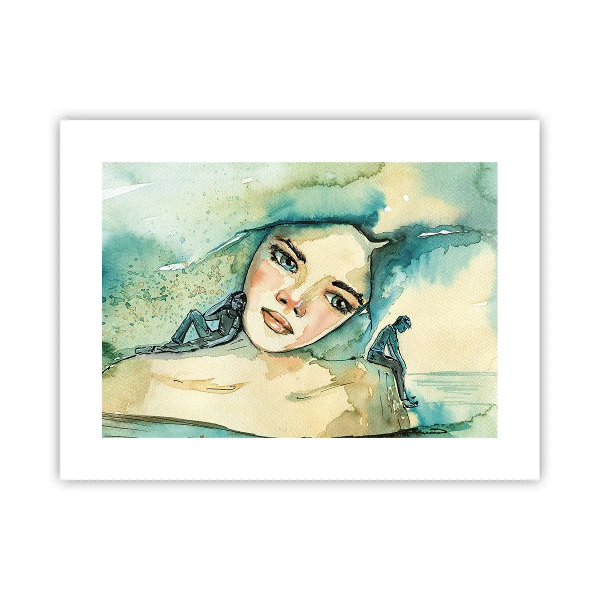 Póster - ¿Soy azul? - 40x30 cm