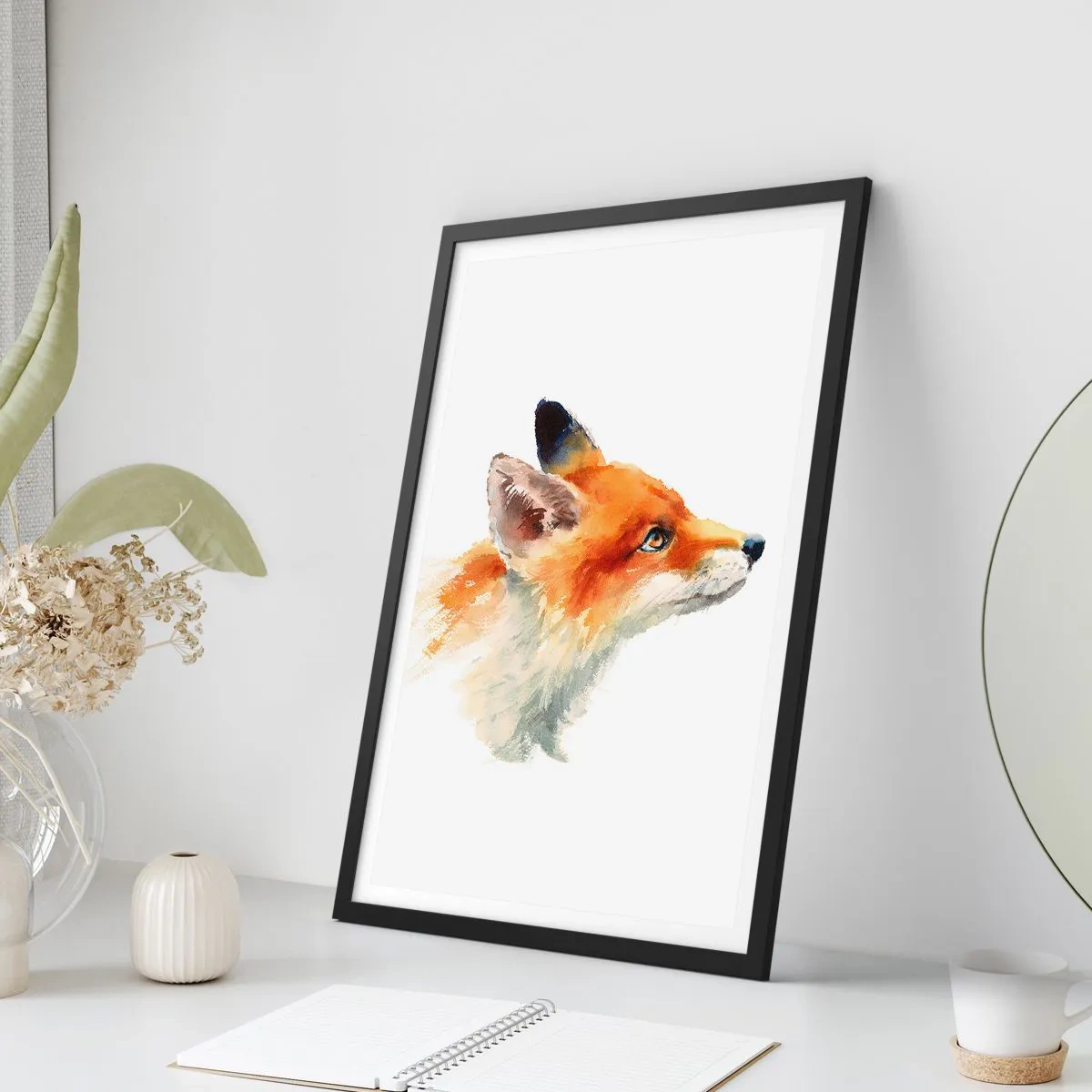 Póster en marco negro - Nunca se es demasiado cuidadoso - 30x40 cm