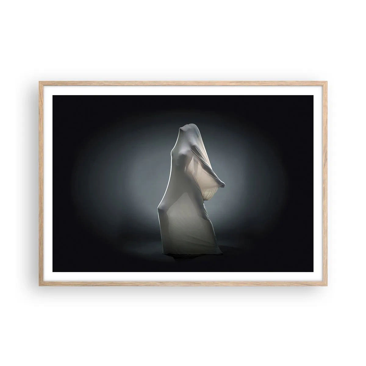 Póster en marco roble claro - Deseos ocultos - 100x70 cm