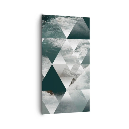 Cuadro sobre lienzo - Impresión de Imagen - Una perspectiva de cristal - 65x120 cm