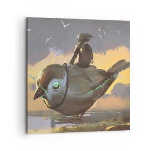 Cuadro sobre lienzo - Impresión de Imagen - Una parada en un viaje fantástico - 60x60 cm
