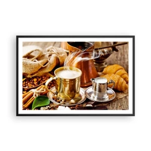 Póster en marco negro - Que tengas un buen día - 91x61 cm