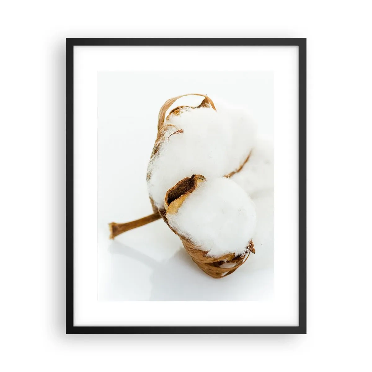 Póster en marco negro - Suave por naturaleza - 40x50 cm