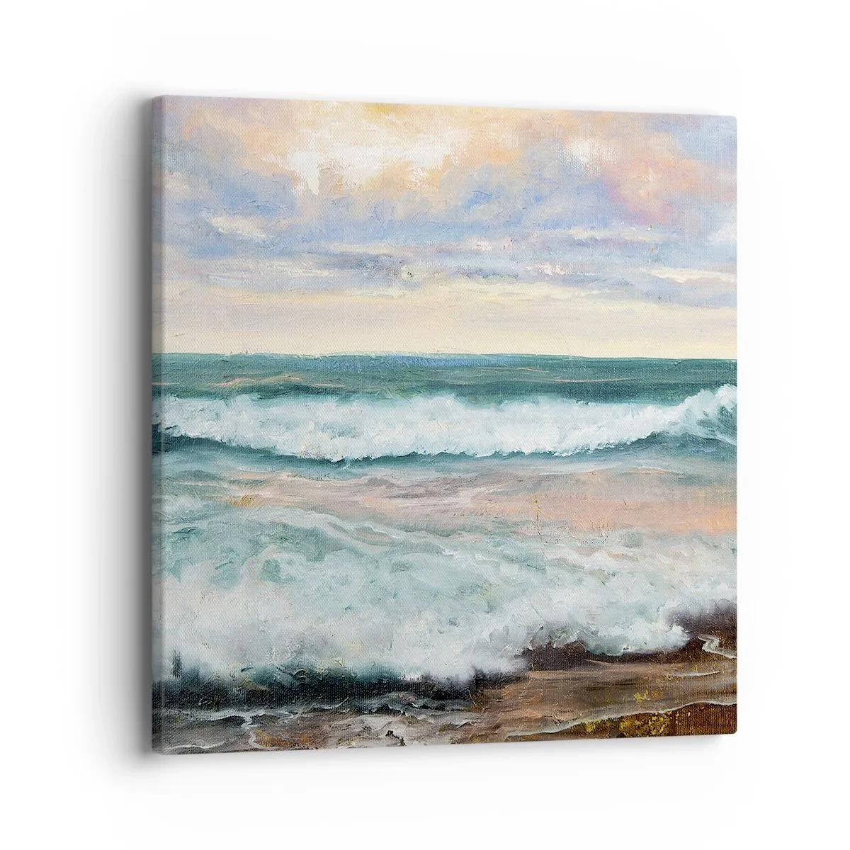 Cuadro sobre lienzo - Impresión de Imagen - Aquí suavizarás tu alma - 40x40 cm