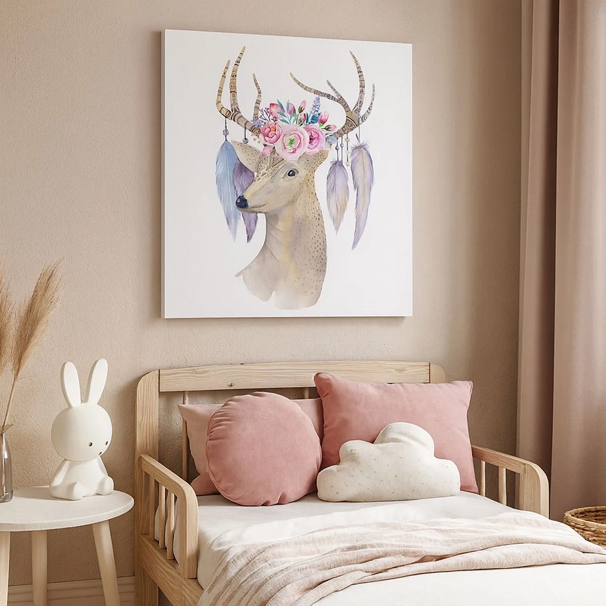 Cuadro sobre lienzo - Impresión de Imagen - Guía del alma - gentil, inocente - 30x30 cm