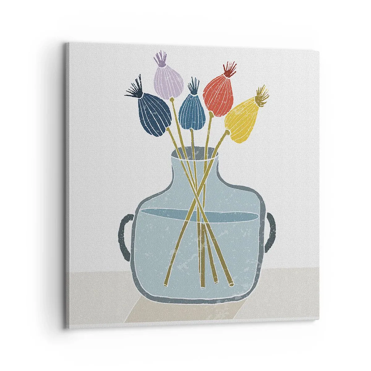 Cuadro sobre lienzo - Impresión de Imagen - Como una semilla de amapola - 60x60 cm