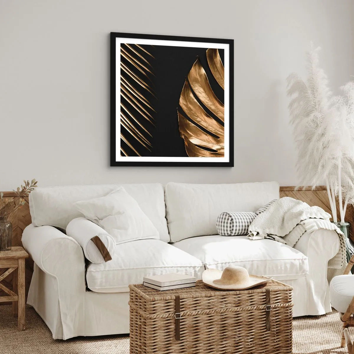 Póster en marco negro - Diferente, e igualmente valioso - 60x60 cm