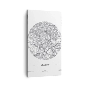 Cuadro sobre lienzo - Impresión de Imagen - Anatomía de Cracovia - 45x80 cm
