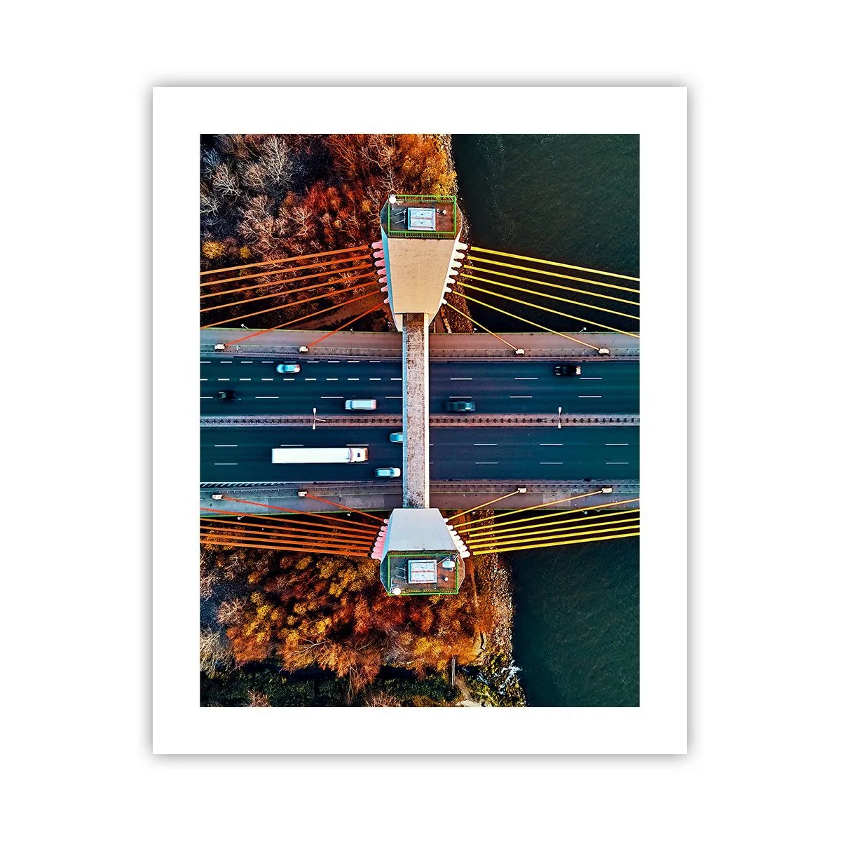 Póster - Más allá de las aguas, más allá de los bosques - 40x50 cm