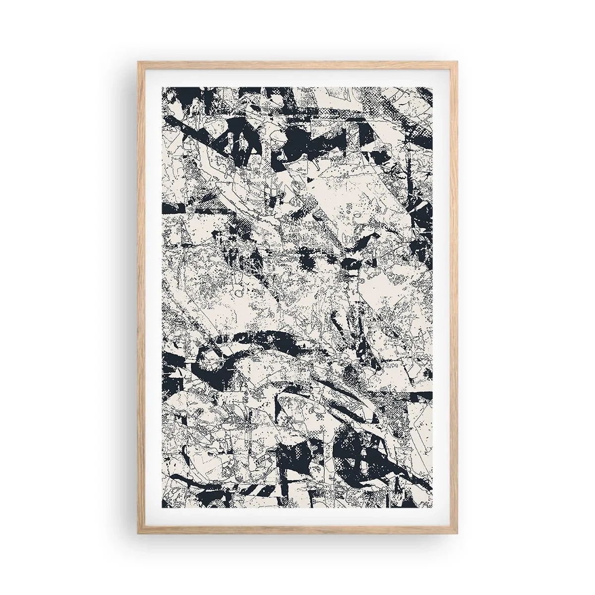 Póster en marco roble claro - La interpenetración de los opuestos - 61x91 cm