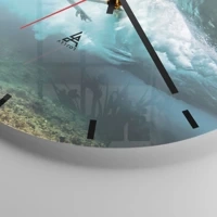 Esfera sin numeración, con rayas