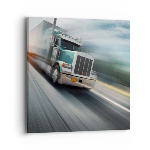 Cuadro sobre lienzo - Impresión de Imagen - Un gigante norteamericano en apuros - 40x40 cm