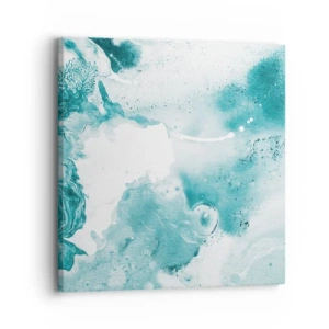 Cuadro sobre lienzo - Impresión de Imagen - Remansos de azul - 30x30 cm