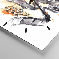 Esfera sin numeración, con rayas