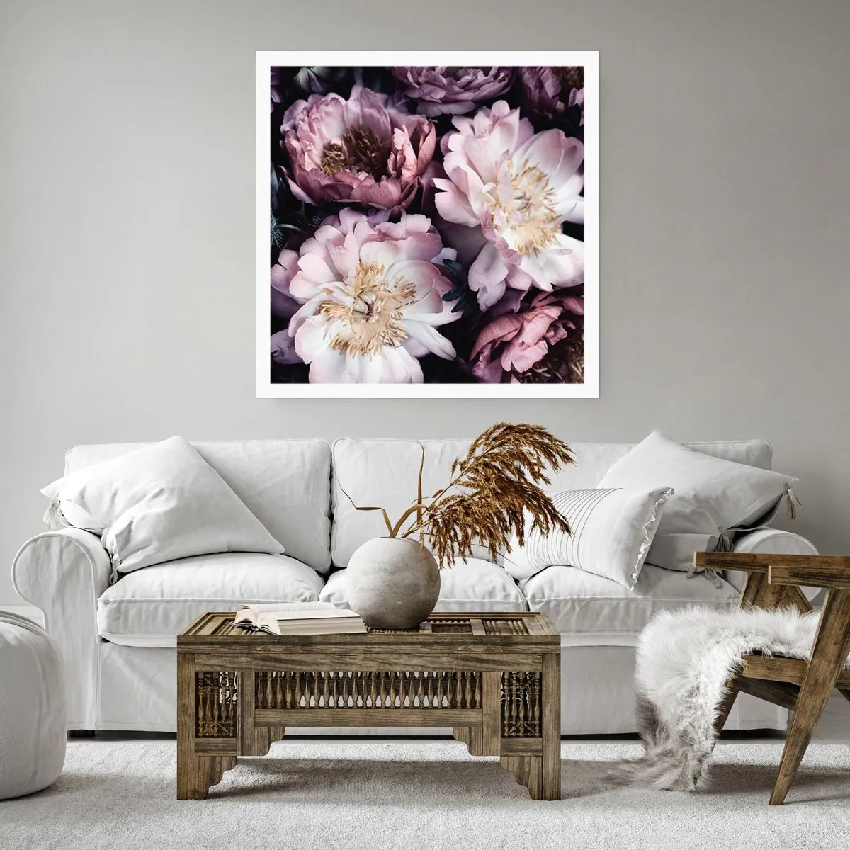 Póster - Un ramo a la antigua usanza - 60x60 cm