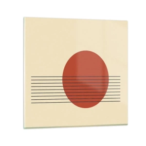 Cuadro sobre vidrio - Impresiones sobre Vidrio - Cruzando el círculo - 30x30 cm