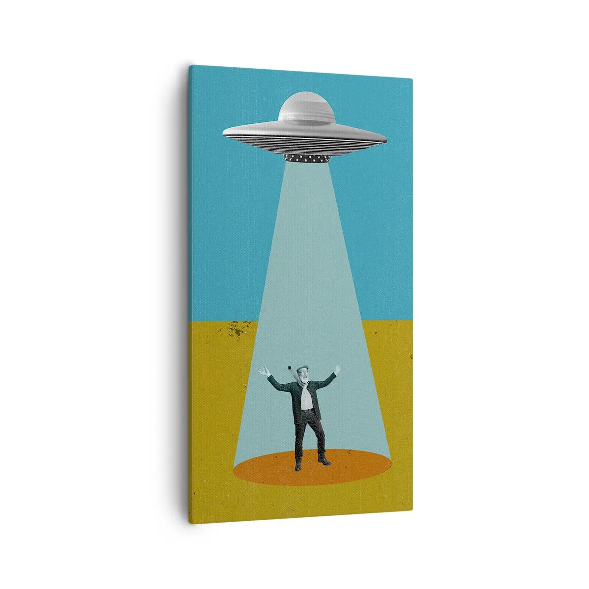 Cuadro sobre lienzo - Impresión de Imagen - Un encuentro cercano - 55x100 cm