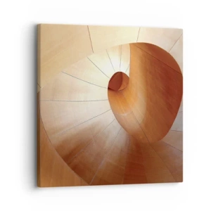 Cuadro sobre lienzo - Impresión de Imagen - Serpentina arquitectónica - 30x30 cm