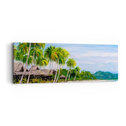 Cuadro sobre lienzo - Impresión de Imagen - Un sueño exótico - 90x30 cm