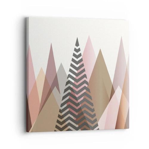 Cuadro sobre lienzo - Impresión de Imagen - Una visión piramidal - 30x30 cm