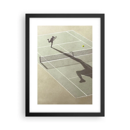 Póster en marco negro - Véncete a ti mismo - 30x40 cm