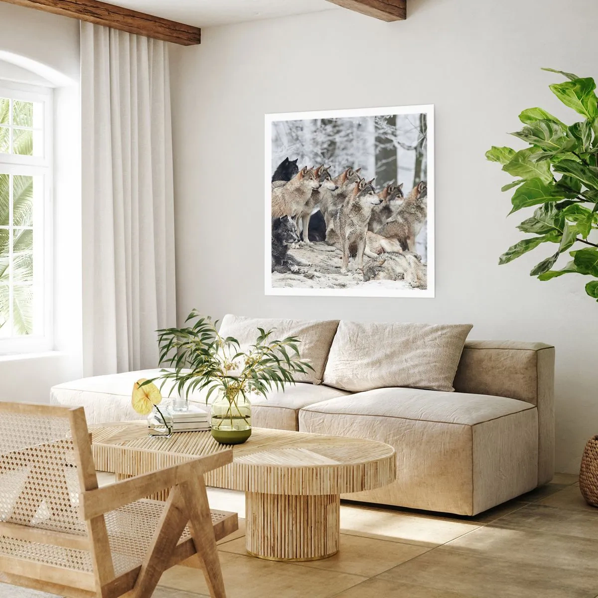 Póster - Familiares y amigos - 60x60 cm