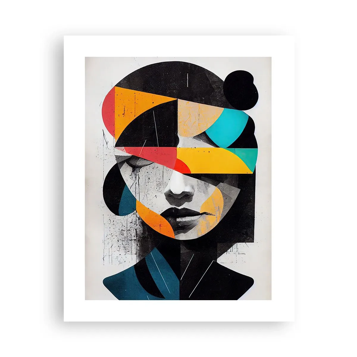 Póster - Retrato interior multicolor - 40x50 cm