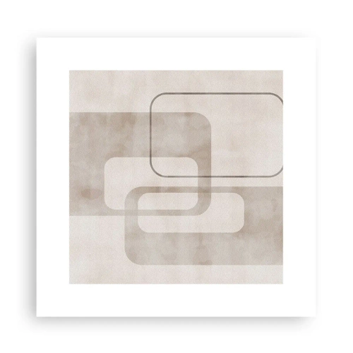 Póster - Fuga geométrica - 30x30 cm