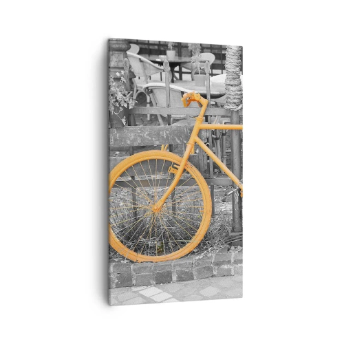 Cuadro sobre lienzo - Impresión de Imagen - Sigue, yo esperaré aquí - 45x80 cm