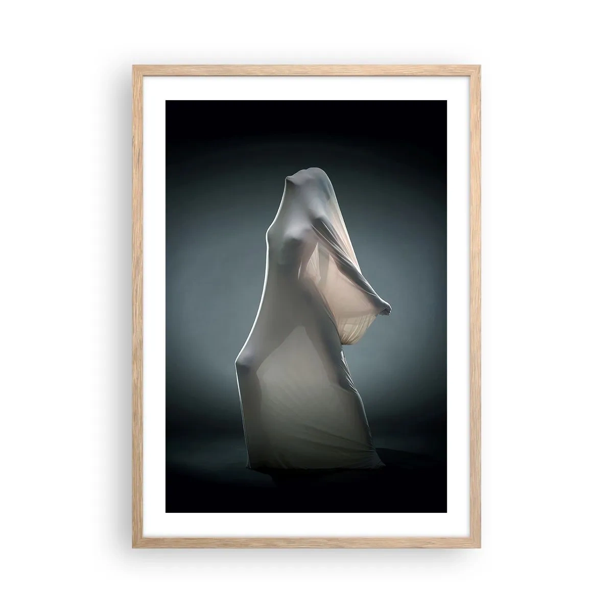 Póster en marco roble claro - Deseos ocultos - 50x70 cm