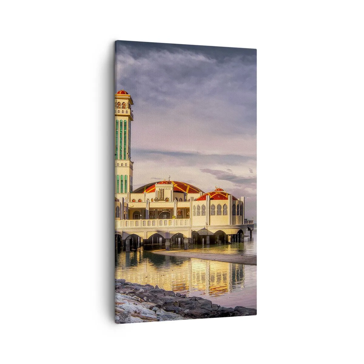 Cuadro sobre lienzo - Impresión de Imagen - Templo de la naturaleza - 45x80 cm