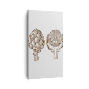 Cuadro sobre lienzo - Impresión de Imagen - Lección de anatomía - 45x80 cm