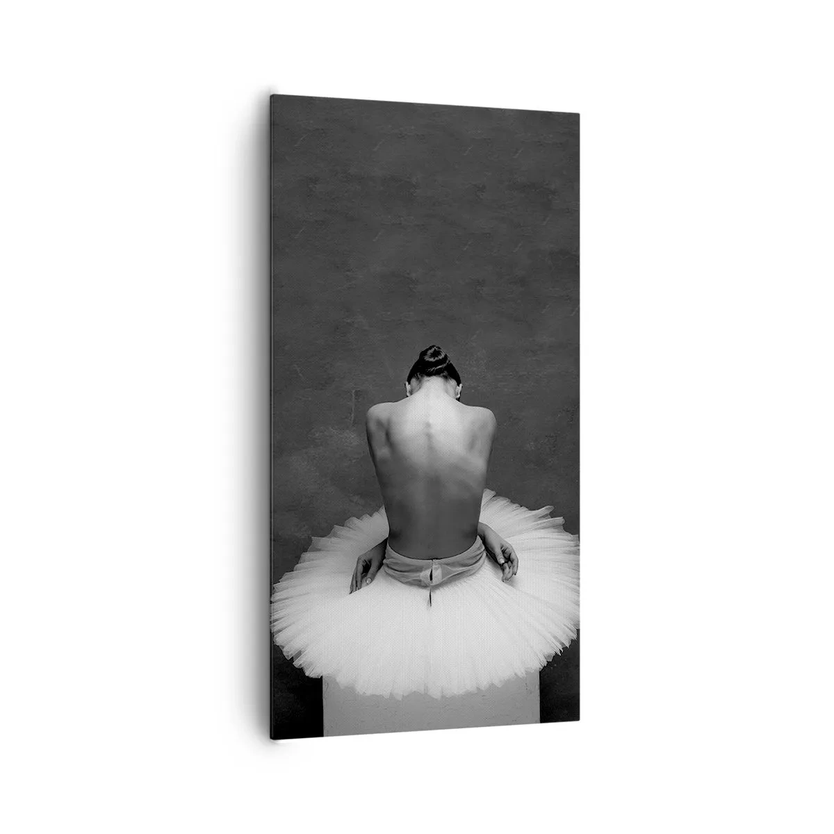 Cuadro sobre lienzo - Impresión de Imagen - Rodeada de pétalos - 65x120 cm