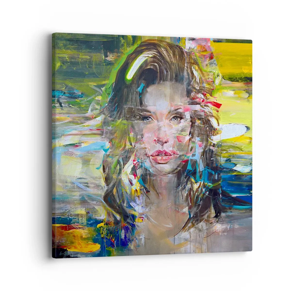 Cuadro sobre lienzo - Impresión de Imagen - Tras el velo del aire - 40x40 cm