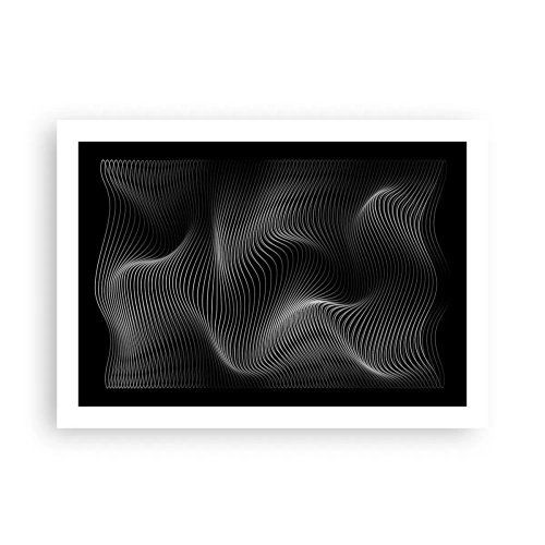 Póster - La danza de la luz en el espacio - 70x50 cm