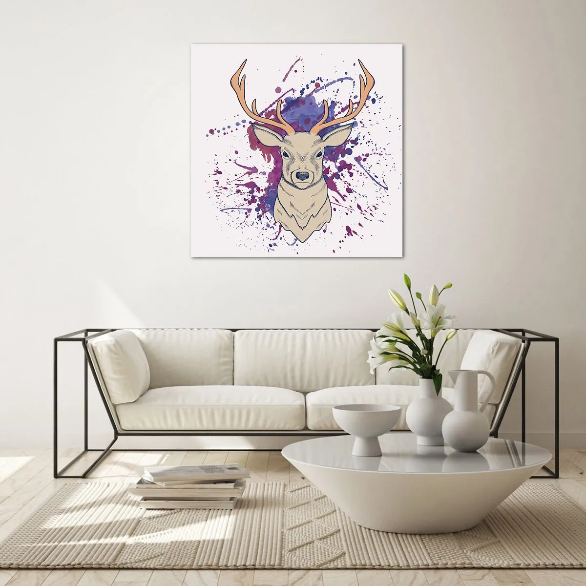 Cuadro sobre vidrio - Impresiones sobre Vidrio - Valor y equilibrio - 60x60 cm