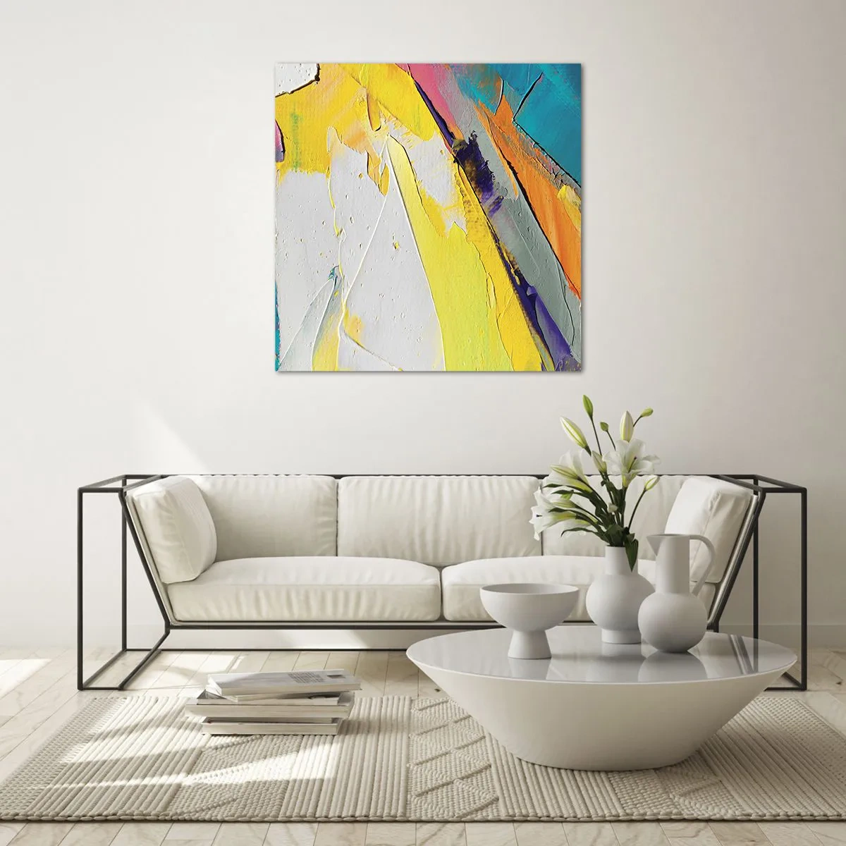 Cuadro sobre vidrio - Impresiones sobre Vidrio - Anatomía de la luz - 50x50 cm