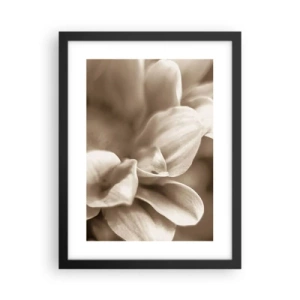 Póster en marco negro - Suave como una sonrisa - 30x40 cm