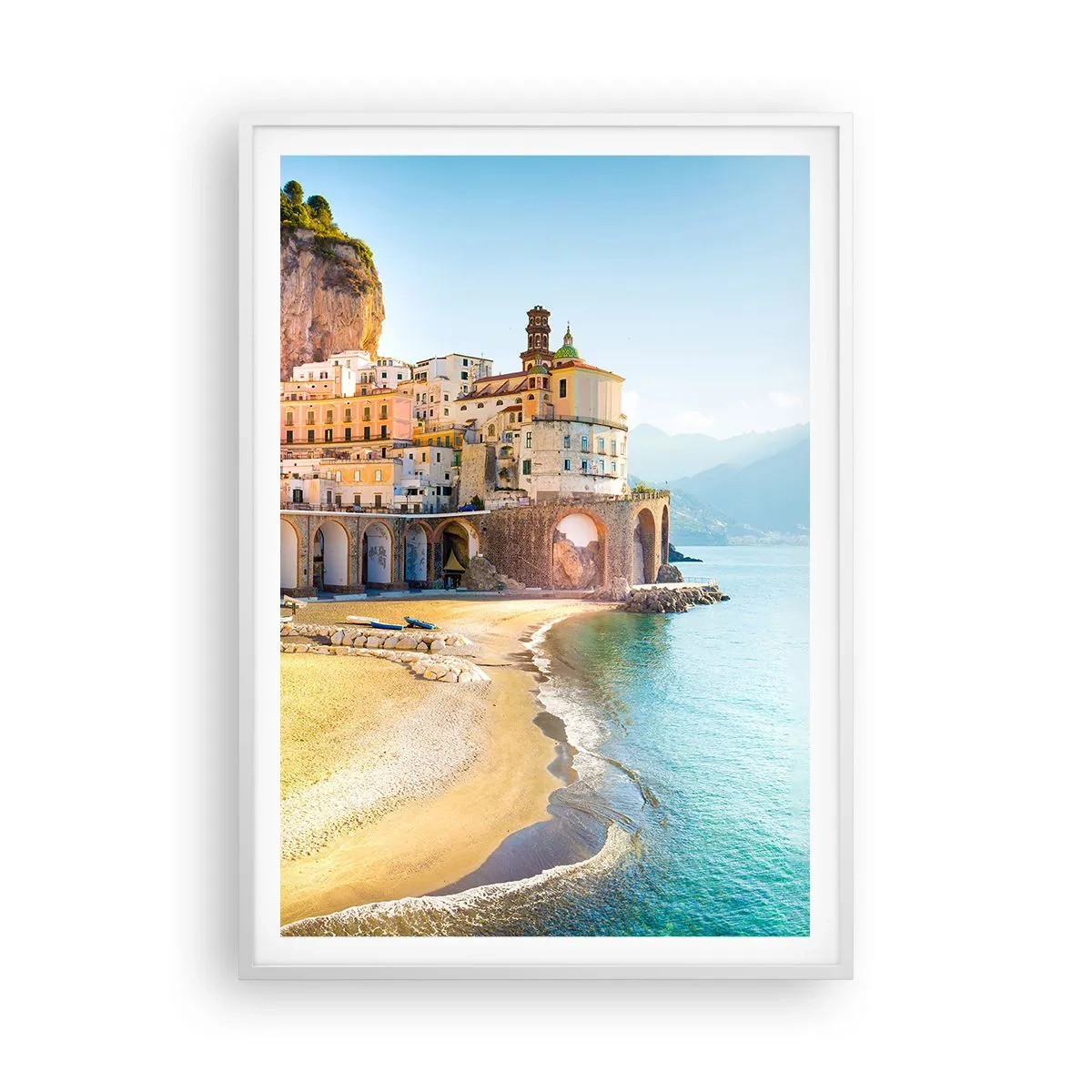 Póster en marco blanco - Una ciudad extraordinaria - 70x100 cm