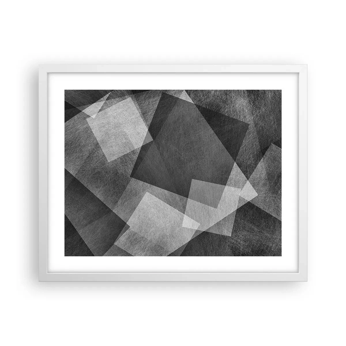 Póster en marco blanco - Un símbolo eterno de permanencia y orden - 50x40 cm