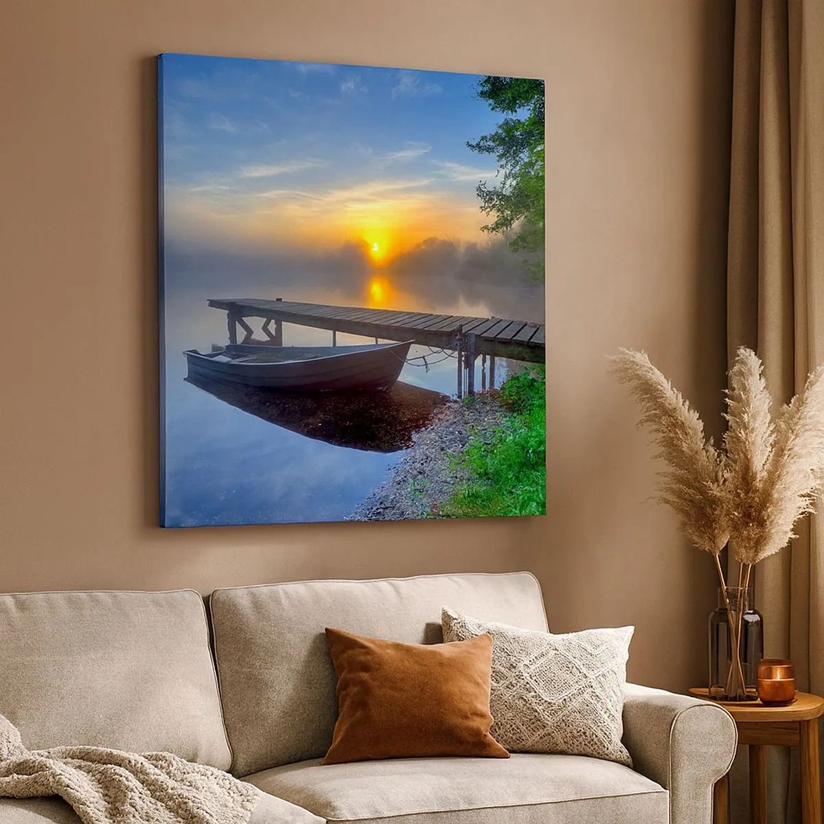 Cuadro sobre lienzo - Impresión de Imagen - Cómo lo ordinario se convierte en mágico - 30x30 cm