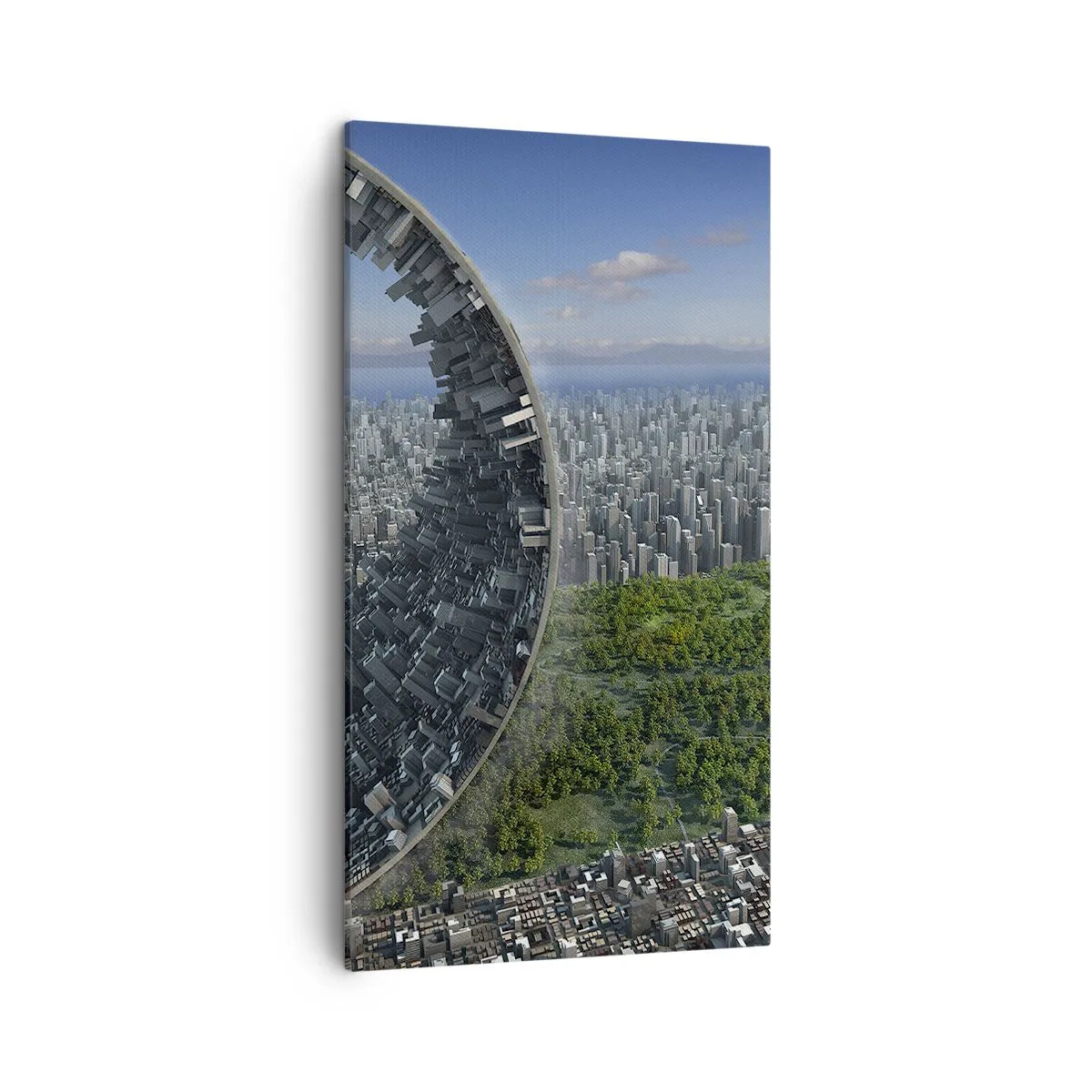 Cuadro sobre lienzo - Impresión de Imagen - La naturaleza es eterna - 45x80 cm