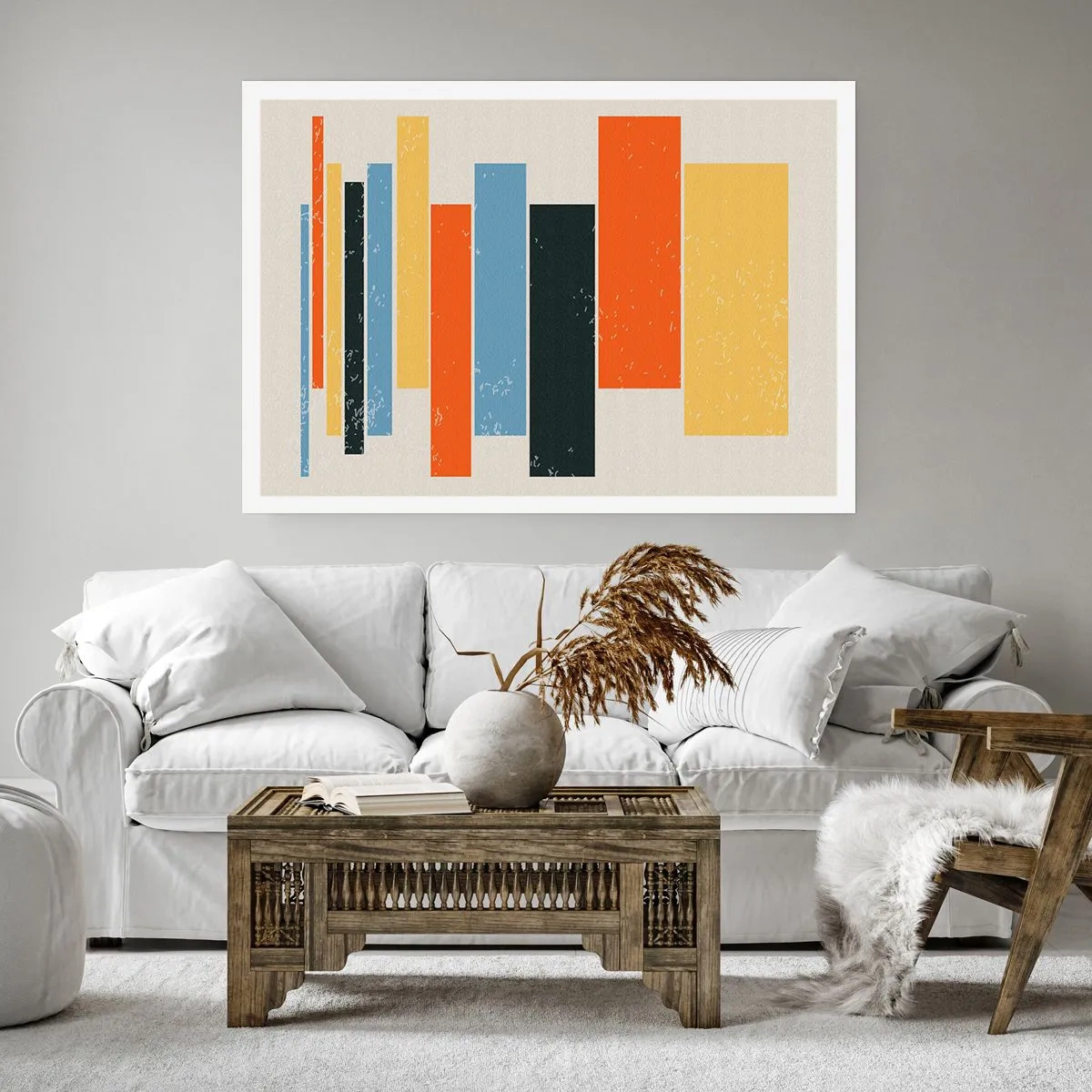 Póster - Barras multicolor - 50x40 cm