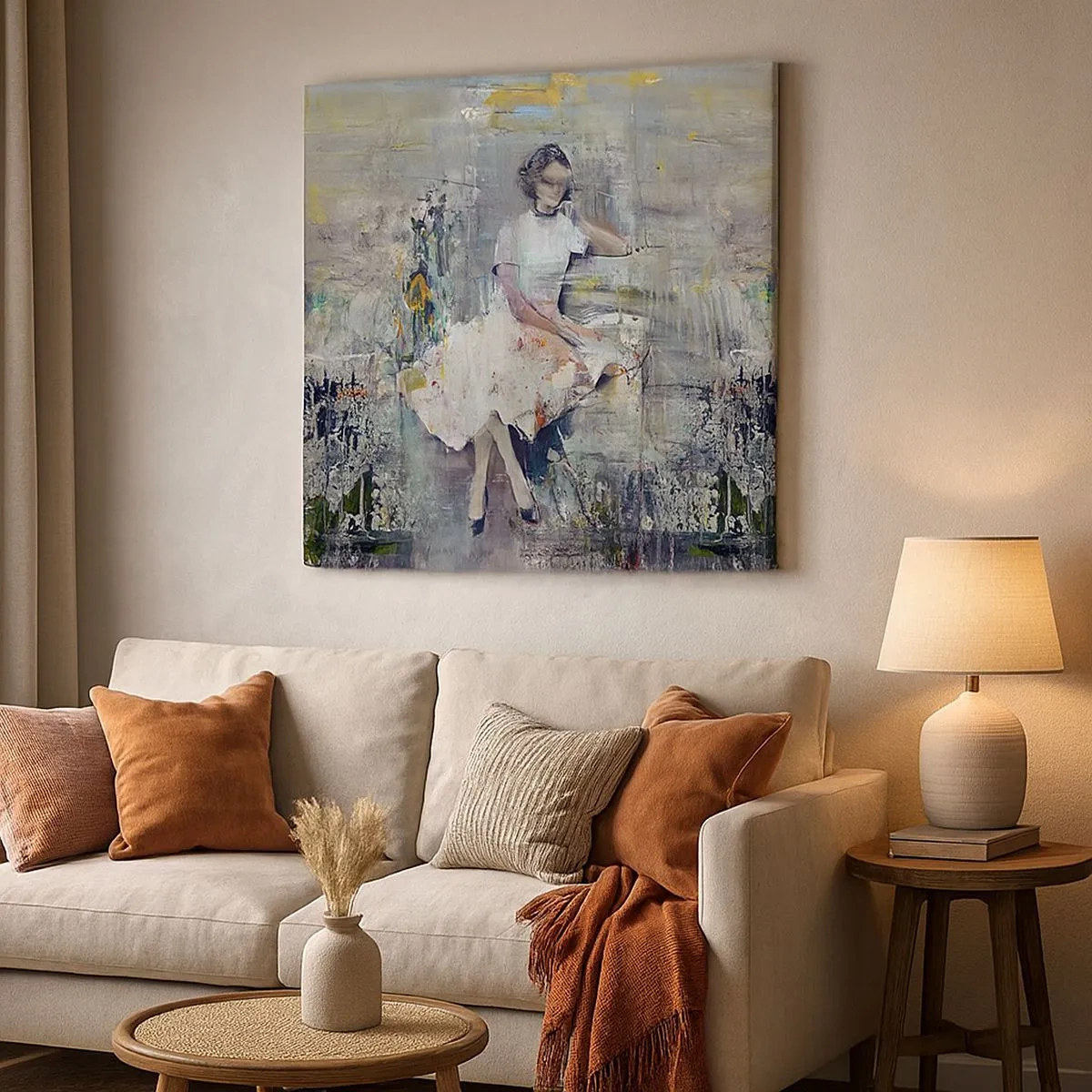 Cuadro sobre lienzo - Impresión de Imagen - Clásica y moderna - 30x30 cm