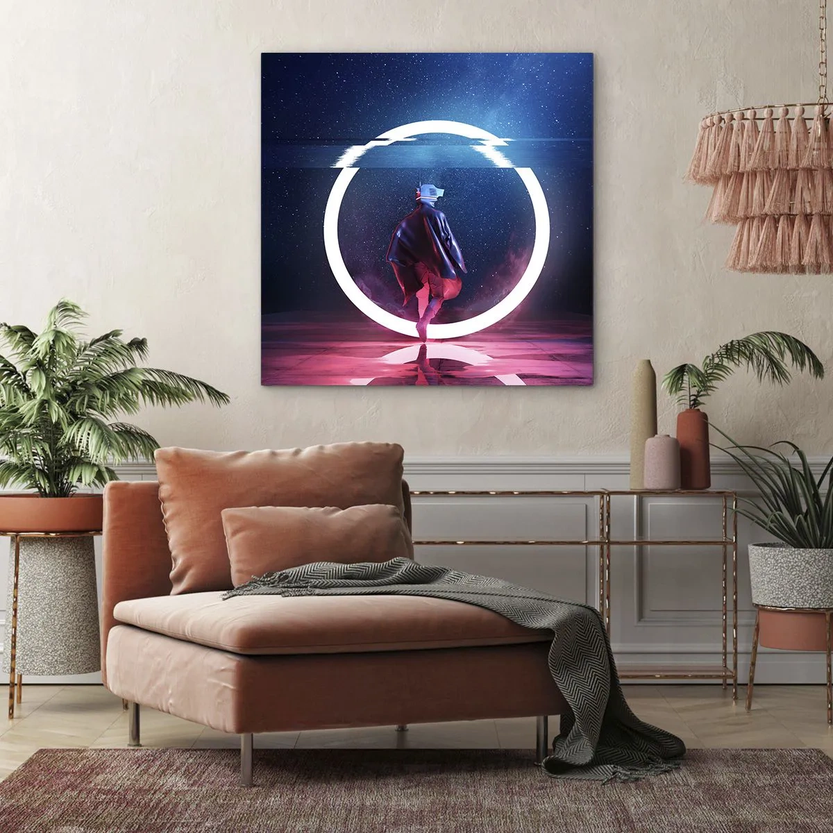 Cuadro sobre lienzo - Impresión de Imagen - Entre mundos - 50x50 cm