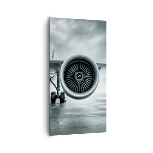 Cuadro sobre lienzo - Impresión de Imagen - Hay poder - 65x120 cm