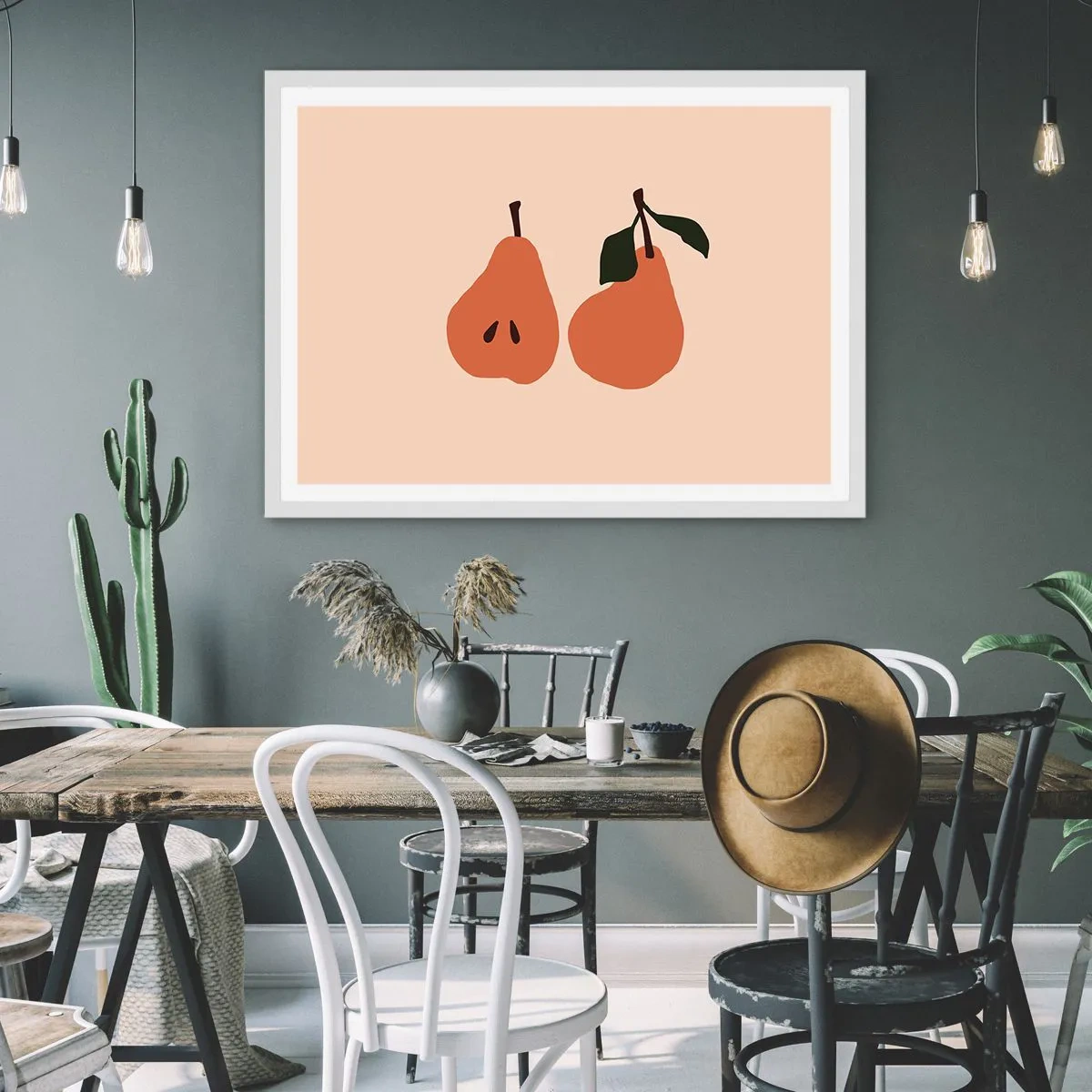 Póster en marco blanco - La dulzura misma - 70x50 cm