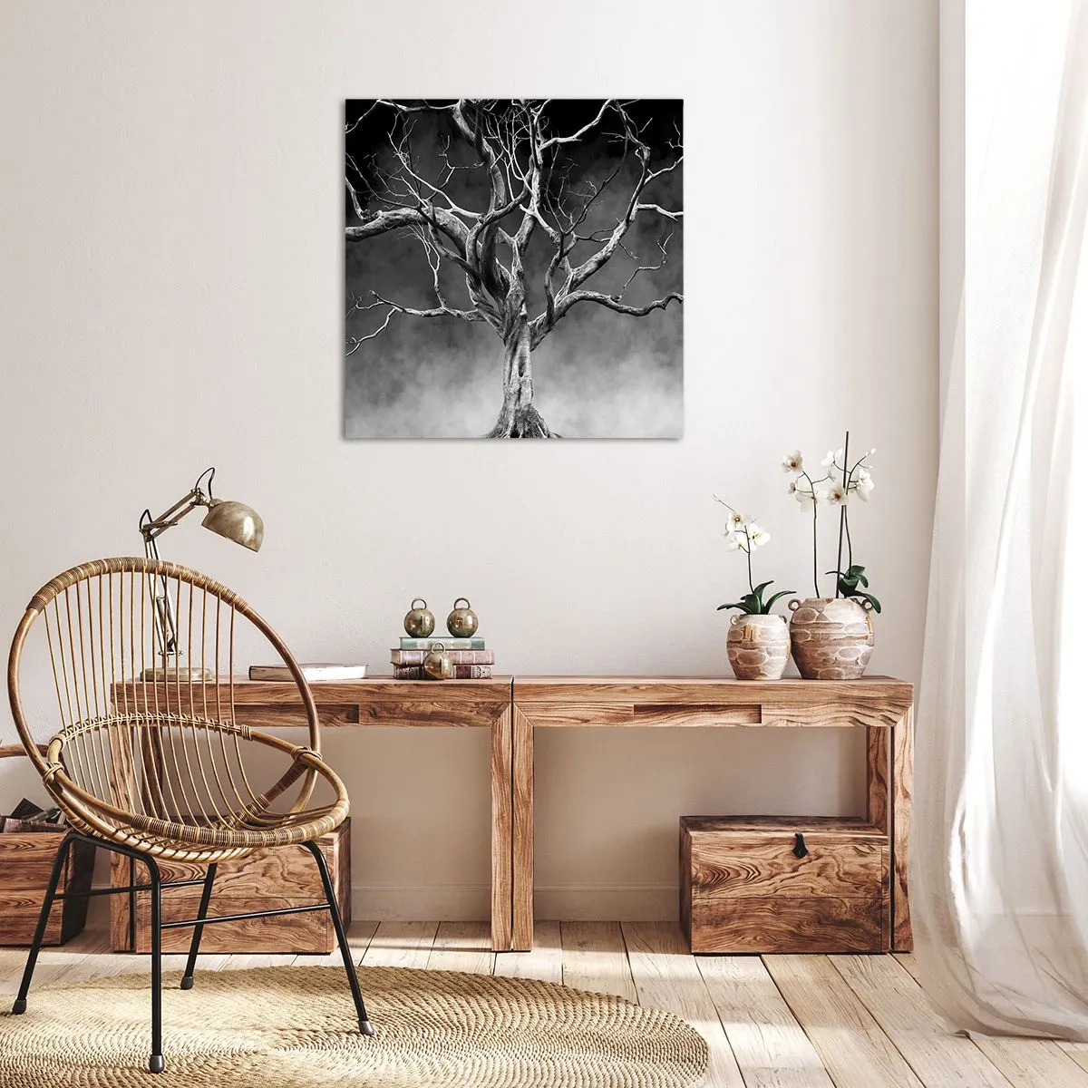 Cuadro sobre lienzo - Impresión de Imagen - Primordial y sagrado - 30x30 cm